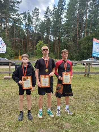 Соревнования лыжников