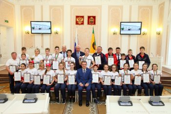 Чествование сборной команды Пензенской области