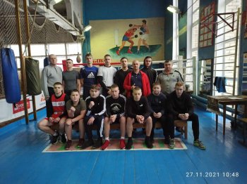 Товарищеская встреча по боксу.