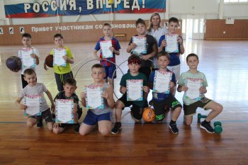 Эстафета, посвященная Дню защиты детей.